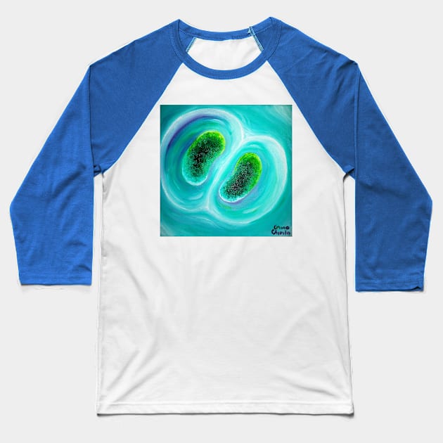 cyanobacteria dividing cells Baseball T-Shirt by CORinAZONe